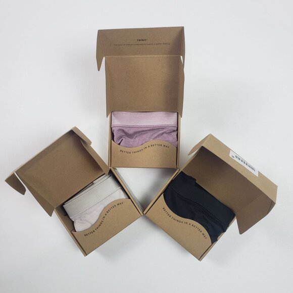 Allbirds Womens Shortie Underwear Trino 3-Pack 3X & XXXL Nimbus Pitaya Raincloud - Picture 14 of 15